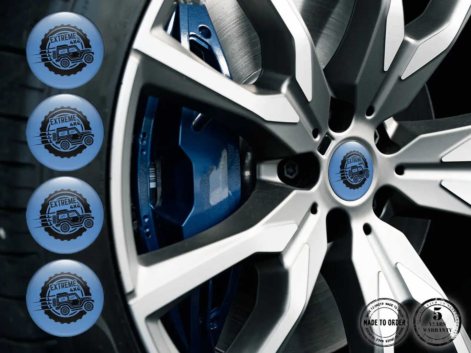 Wheel Decals Brand Premium Dome Labels